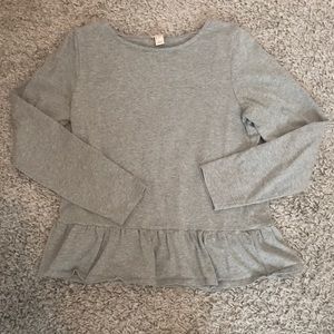 J. Crew Peplum Top, women’s size Medium